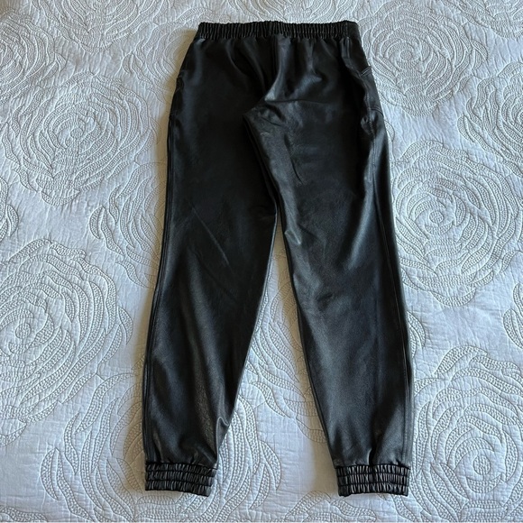 SPANX - Leather-Like Jogger - Black - Picture 9 of 13